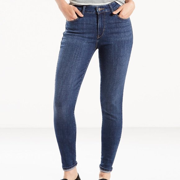 LEVIS CLASSIC MID RISE SKINNY JEANS - Picture 1 of 8